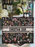 Dior M1286 Large Book Tote Toile de Jouy Embroidery M1110