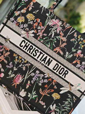 Dior M1286 Large Book Tote Toile de Jouy Embroidery M1110 - Default Title - View 3