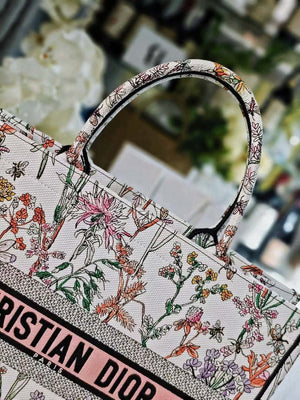 Dior M1286 Large Book Tote Toile de Jouy Embroidery M1111 - Default Title - View 3
