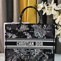 Dior M1286 Large Book Tote Toile de Jouy Embroidery M1112 - Default Title - View 1