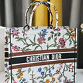 Dior M1286 Large Book Tote Toile de Jouy Embroidery M1115 - Default Title - View 1