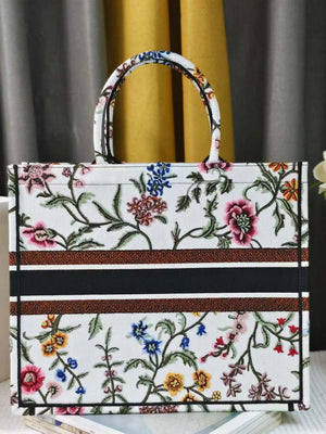 Dior M1286 Large Book Tote Toile de Jouy Embroidery M1115 - Default Title - View 5