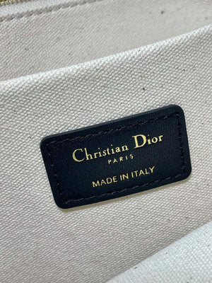 Dior M1286 Large Book Tote Black Perforated and Embossed Oblique Calfskin - Default Title - View 9