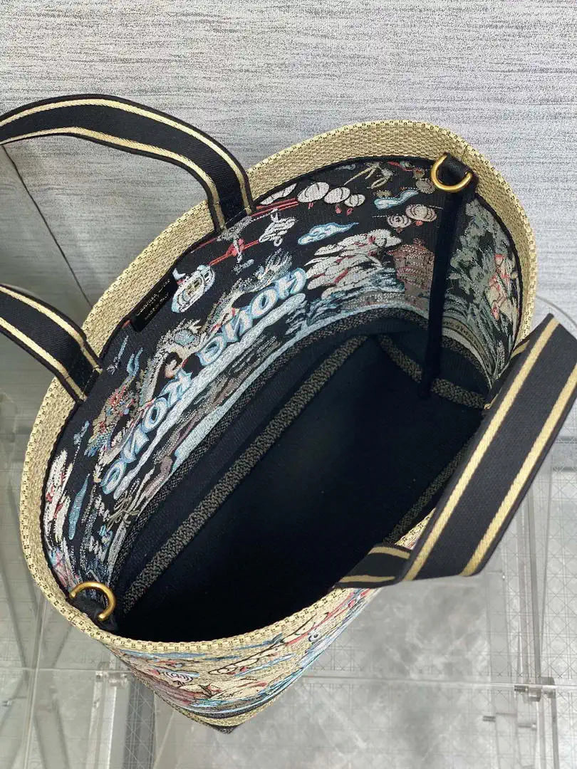 Dior M1288 Large Resort-style handbags Saint-Tropez M9310