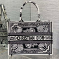 Dior M1296 Book Tote Medium Blue and White Butterfly Bandana Embroidery M101 - Default Title - View 1