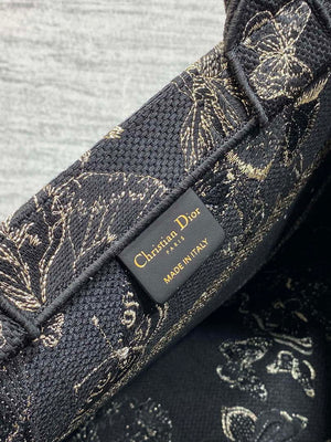 Dior M1296 Book Tote Medium Blue and White Butterfly Bandana Embroidery M102 - Default Title - View 9