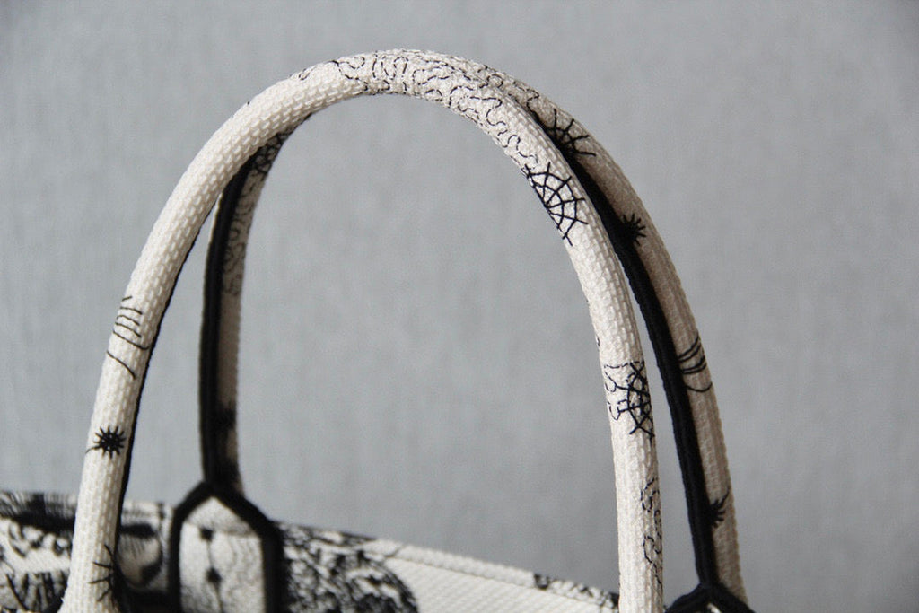 Dior M1296 Medium Book Tote Toile de Jouy Zodiac latte embroidery