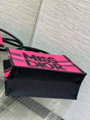 Dior M1296 Medium Dior Book Two-Tone Fuchsia and Purple Miss Dior Graffiti - Default Title - View 8