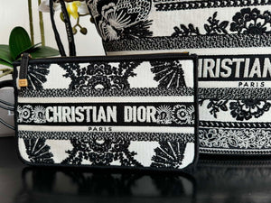 Dior M1328 Hat Basket Bag Black Le Coeur des Papillons Embroider - Default Title - View 3