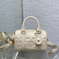 Dior M1364 Dior Groove 20 Bag Apricot Graphic Cannage Calfskin - Default Title - View 1