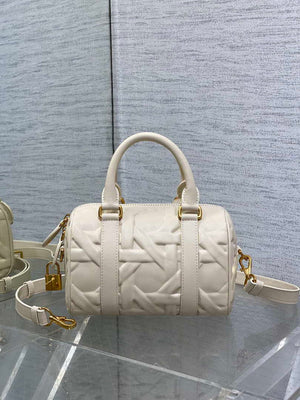 Dior M1364 Dior Groove 20 Bag Apricot Graphic Cannage Calfskin - Default Title - View 3