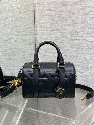 Dior M1364 Dior Groove 20 Bag Black Graphic Cannage Calfskin - Default Title - View 1