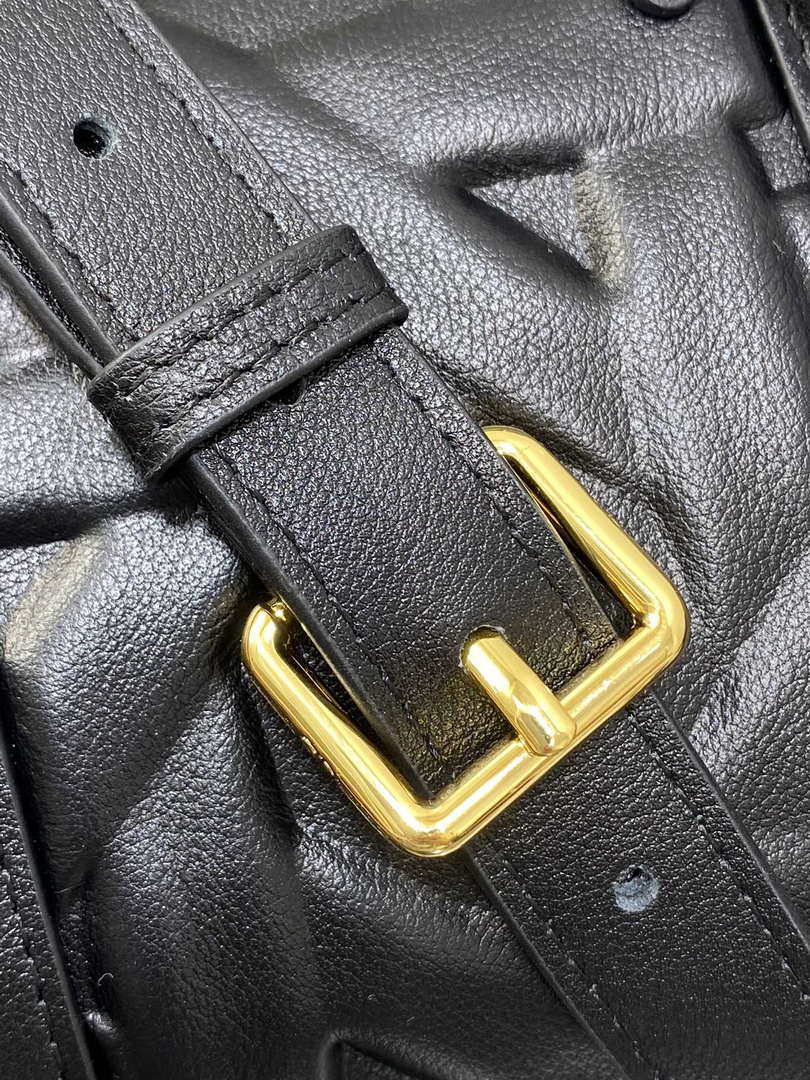 Dior M1364 Dior Groove 20 Bag Black Graphic Cannage Calfskin