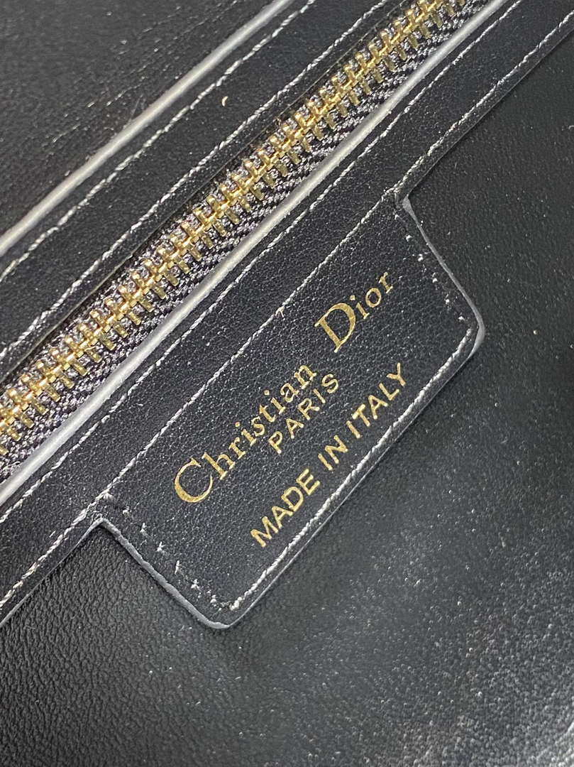 Dior M1364 Dior Groove 20 Bag Black Graphic Cannage Calfskin