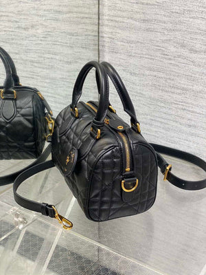 Dior M1364 Dior Groove 20 Bag Black Macrocannage Calfskin - Default Title - View 5