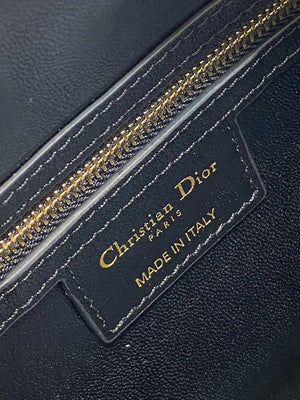 Dior M1364 Dior Groove 20 Bag Black Macrocannage Calfskin - Default Title - View 9