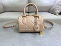 Dior M1364 Dior Groove 20 Bag Dusty Ivory Macrocannage Calfskin