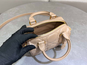 Dior M1364 Dior Groove 20 Bag Dusty Ivory Macrocannage Calfskin - Default Title - View 7