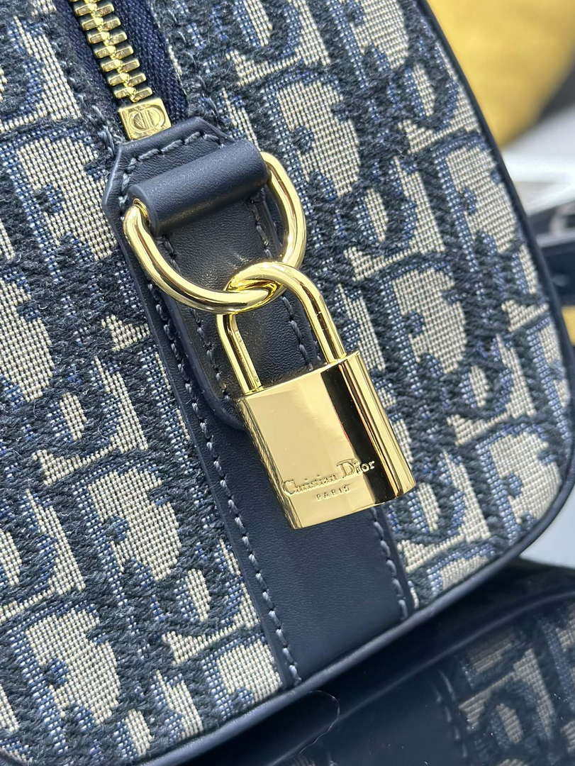 Dior Groove 20 Bag Blue Dior Oblique Jacquard M1364