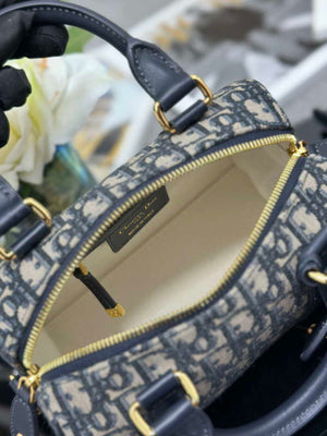 Dior Groove 20 Bag Blue Dior Oblique Jacquard M1364 - Default Title - View 8