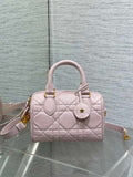 Dior M1364 Dior Groove 20 Bag Pink Graphic Cannage Calfskin