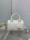 Dior M1364 Dior Groove 20 Bag White Graphic Cannage Calfskin