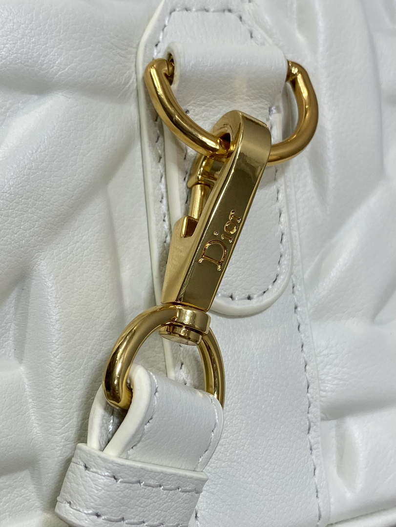 Dior M1364 Dior Groove 20 Bag White Graphic Cannage Calfskin