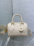 Dior M1364 Dior Groove 20 Bag White Macrocannage Calfskin