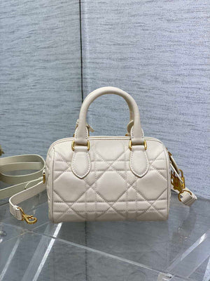 Dior M1364 Dior Groove 20 Bag White Macrocannage Calfskin - Default Title - View 2