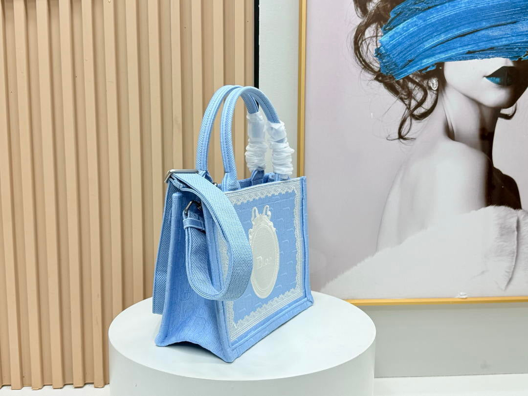 Dior M1404PEHW_M933 Dioramour Small Dior Book Tote with Strap M9704