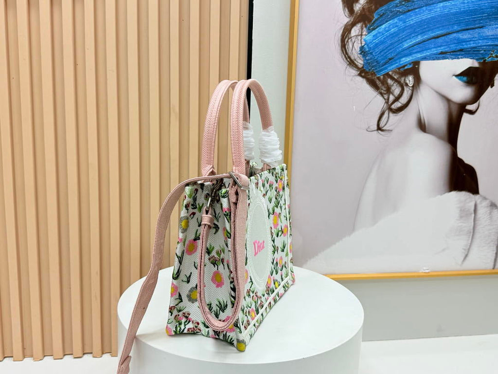 Dior M1404PEHW_M933 Dioramour Small Dior Book Tote with Strap M9705