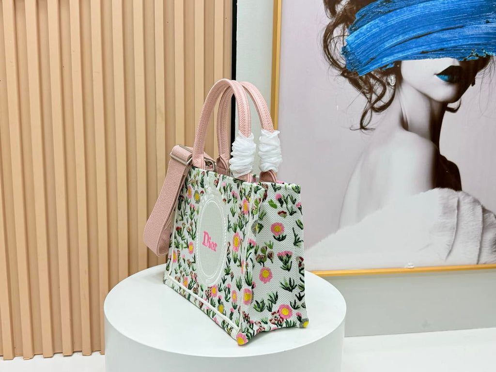 Dior M1404PEHW_M933 Dioramour Small Dior Book Tote with Strap M9705