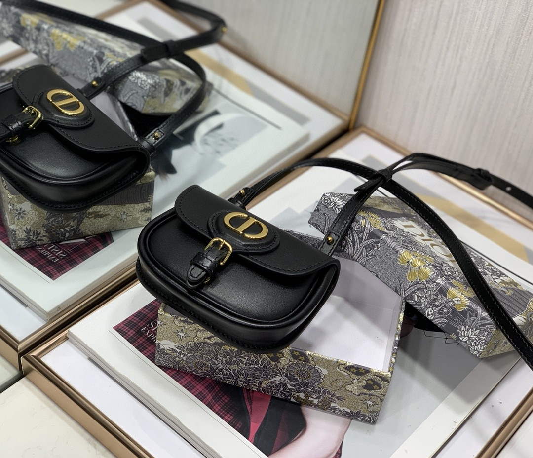 Dior M2278 Mini Bobby bag Black Box Calfskin - Default Title - View 4