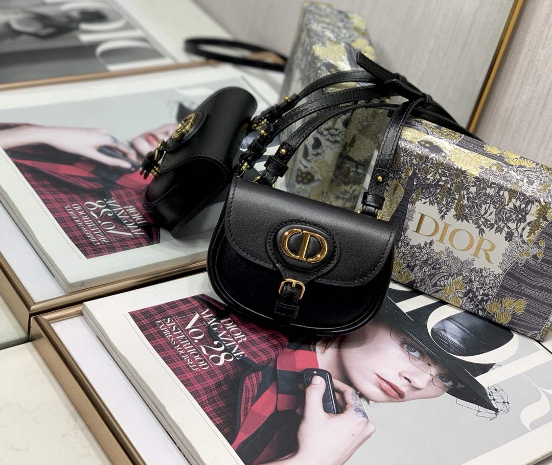 Dior M2278 Mini Bobby bag Black Box Calfskin