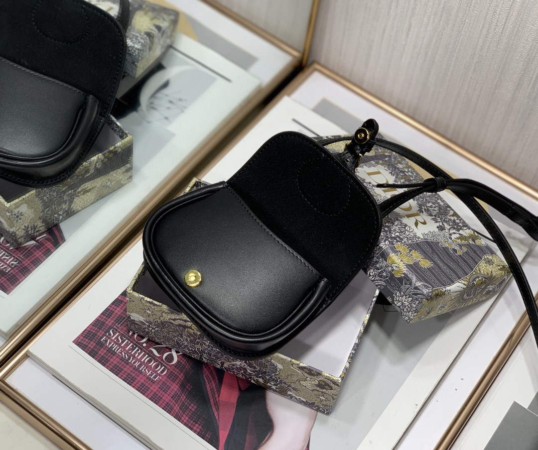 Dior M2278 Mini Bobby bag Black Box Calfskin - Default Title - View 8