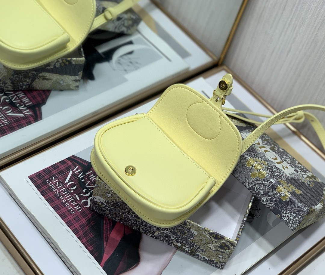 Dior M2278 Mini Bobby bag Yellow Box Calfskin