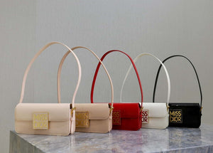 Dior M2610 Miss Dior Flap Bag Red Patent Calfskin - Default Title - View 2