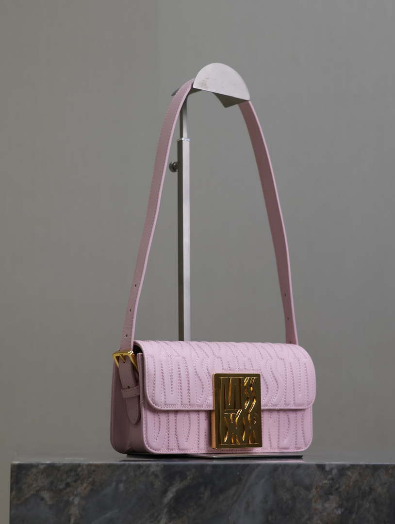 Dior M2610UBOS_M900 Pink Quilted Miss Dior Allover Calfskin