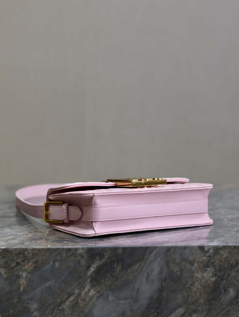 Dior M2610UBOS_M900 Pink Quilted Miss Dior Allover Calfskin