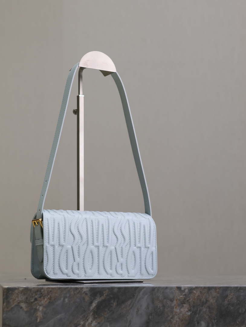 Dior M2610UBOS_M900 Blue Quilted Miss Dior Allover Calfskin