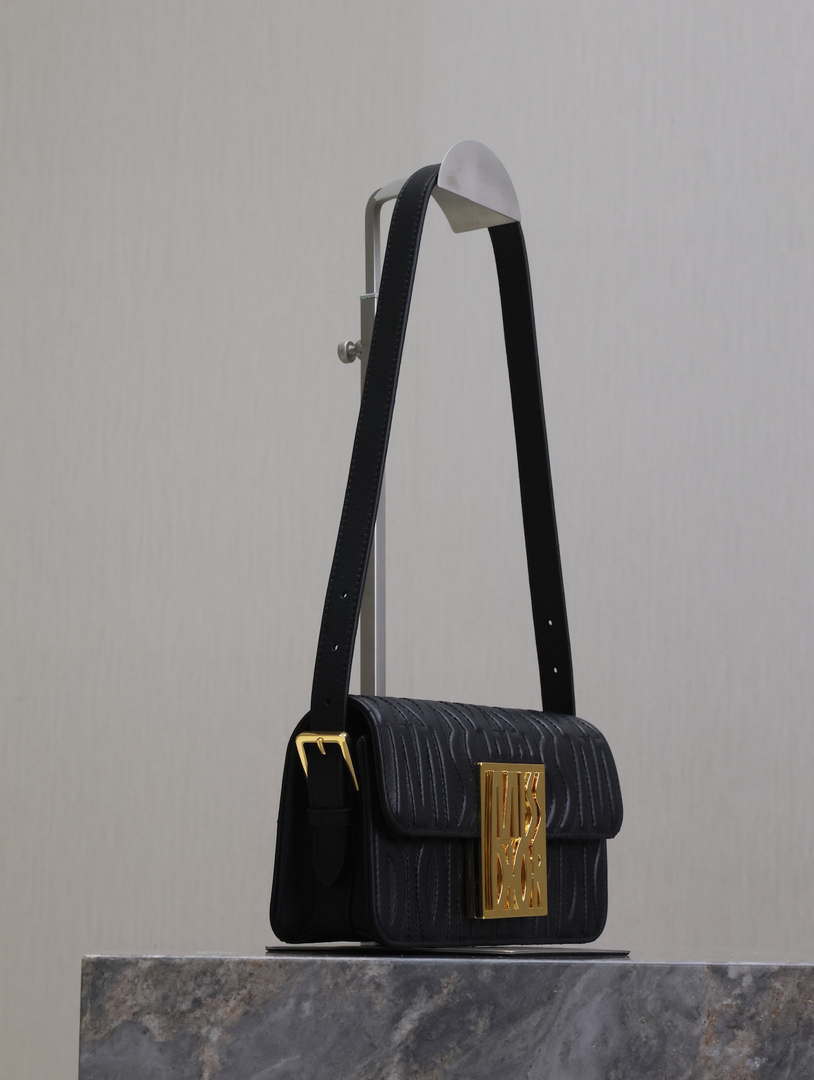 Dior M2610UBOS_M900 Black Quilted Miss Dior Allover Calfskin