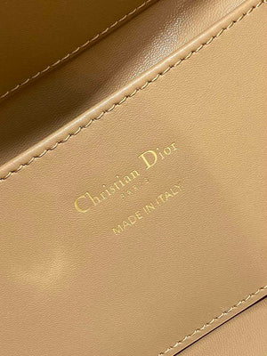 Dior M2835 Small Dior Toujours Vertical Tote Bag Sand Macrocannage Calfskin - Default Title - View 9