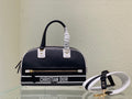 Dior M6202 Medium Dior Vibe Zip Bowling Bag Black Smooth Calfskin