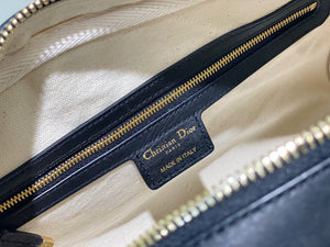 Dior M6202 Medium Dior Vibe Zip Bowling Bag Black and Silver Smooth Calfskin - Default Title - View 10