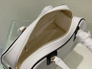 Dior M6202 Medium Dior Vibe Zip Bowling Bag White Smooth Calfskin - Default Title - View 8