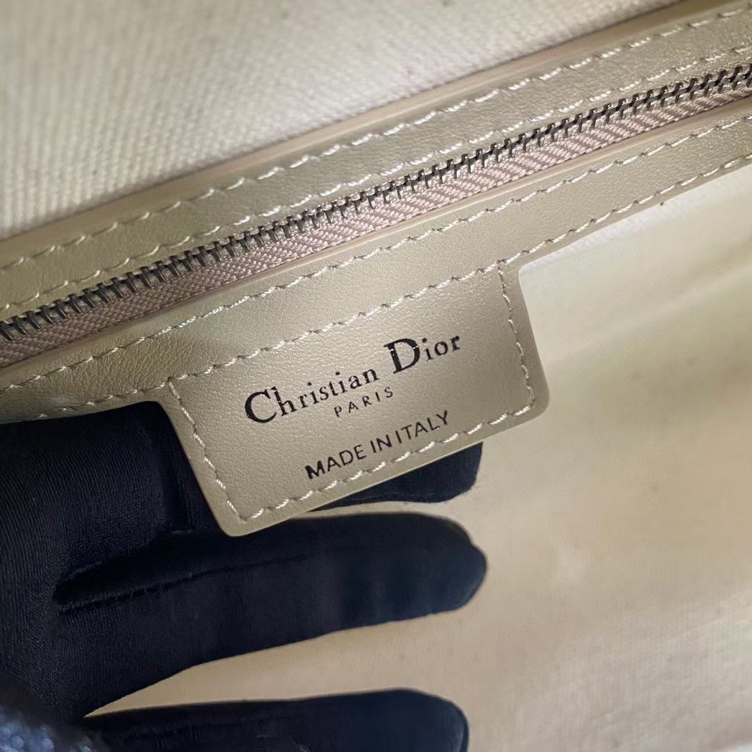 Dior M6202 Medium Vibe Zip Bowling Bag Apricot - Default Title - View 9
