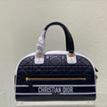 Dior M6202 Medium Vibe Zip Bowling Bag Black - Default Title - View 1