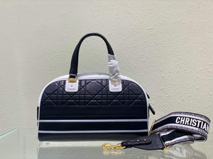 Dior M6202 Medium Vibe Zip Bowling Bag Black - Default Title - View 5