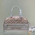 Dior M6202 Medium Vibe Zip Bowling Bag Gold - Default Title - View 1