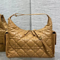 Dior M6322 Large D-Dream Bag Caramel Macrocannage Lambskin